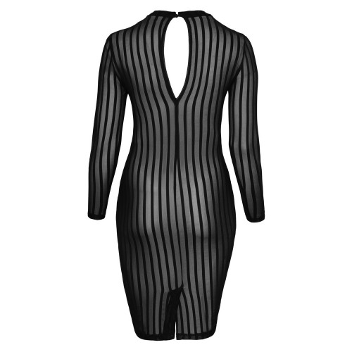 Noir Handmade Cleo - Miniabito a Righe Nero,...