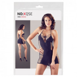 NoXqse Dress Halterneck - Miniabito Mero, Taglia S-L