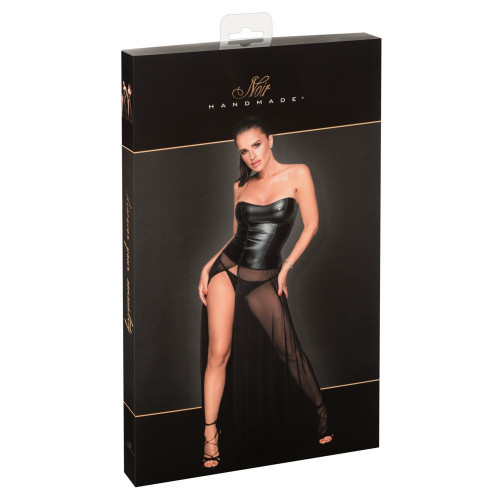 Noir Handmade Long B - Vestito Lungo Nero,...