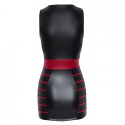 Cottelli Party BR Dress - Miniabito Nero e Rosso, Taglia M