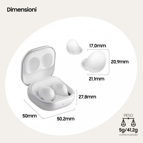 Samsung Galaxy Buds2 Auricolari Bluetooth White...