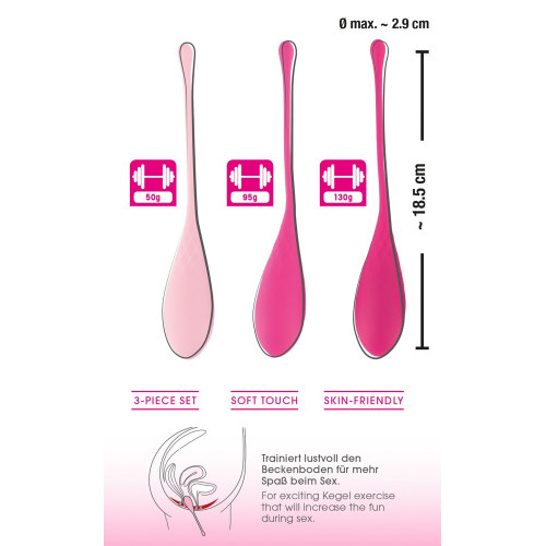 Sweet Smile Kegel Training - Set di 3 Sfere...