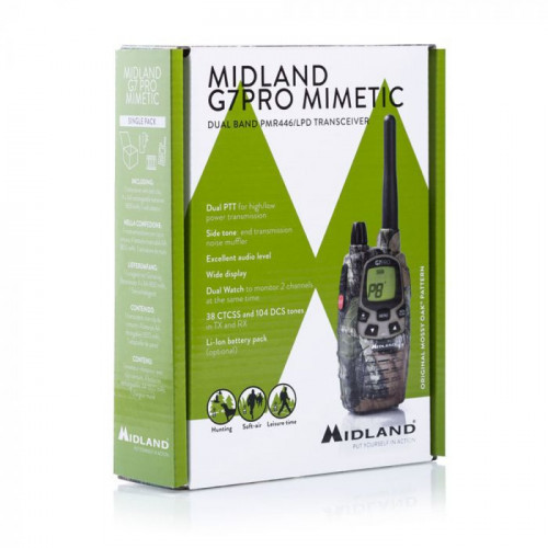 Midland G7 PRO Mimetic ricetrasmittente 69...