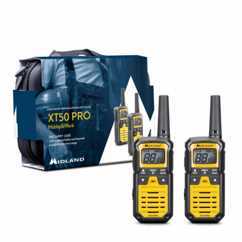 Midland XT50 PRO Hobby & Work Twin Walkie Talkie 