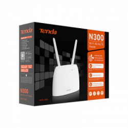 Tenda N300 router wireless Fast Ethernet Banda singola (2.4 GHz) 3G 4G Bianco