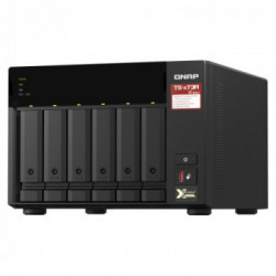 QNAP TS-673A-8G server NAS e di archiviazione Tower Collegamento ethernet LAN Nero V1500B