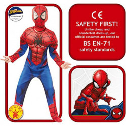 COSTUME SPIDERMAN DELUXE INF TAGLIA S