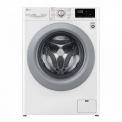 Lg F4WV310S4E - Lavatrice Intelligente AIDD, 10,5 Kg, Vapore, 1400 Giri/min, Carica Frontale, Classe B