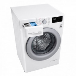 Lg F4WV310S4E - Lavatrice Intelligente AIDD, 10,5 Kg, Vapore, 1400 Giri/min, Carica Frontale, Classe B