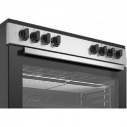 Beko GM15122DXB - Cucina da Libera installazione, 5 Fuochi a Gas, Forno Elettrico da 111 Litri, Classe A