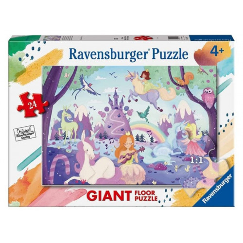Puzzle 24 giant Pavimento Unicorni