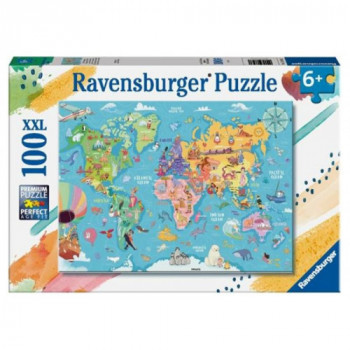 Puzzle 100 pz. XXL Mappa...