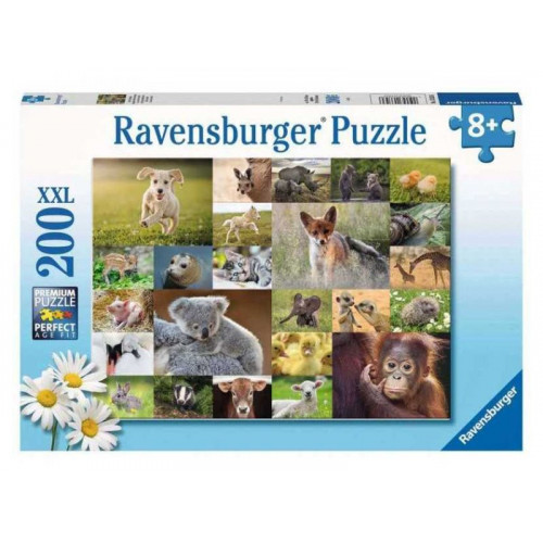 Puzzle 200 pz. XXL I cuccioli del mondo