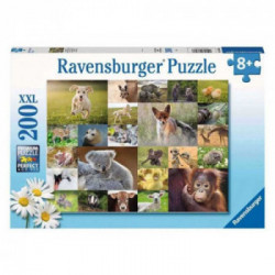 Puzzle 200 pz. XXL I cuccioli del mondo