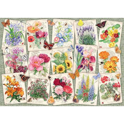 Puzzle 1000 pz - Illustrati Collezione di fiori