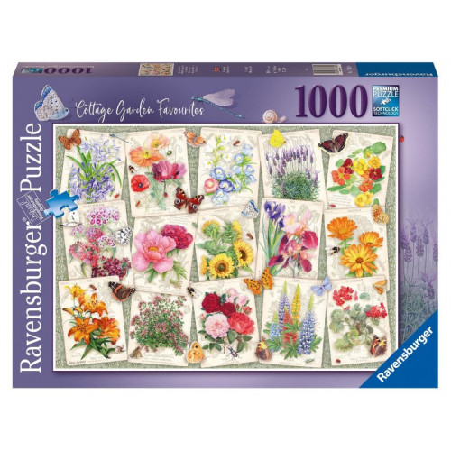 Puzzle 1000 pz - Illustrati Collezione di fiori