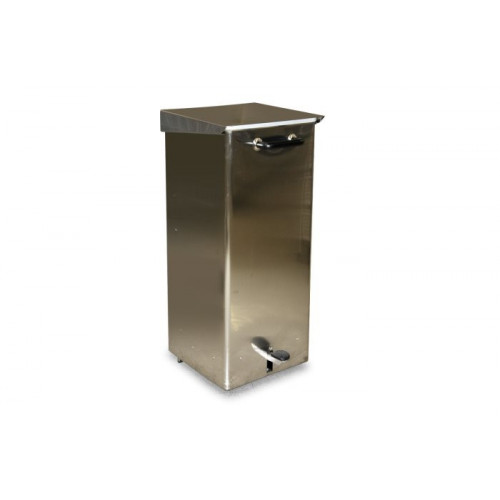 PATTUMIERA PEDALE PROFESS.INOX LT30