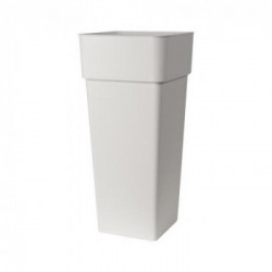 Vaso Quadro Duo rialzatao 38 x 38 x h.80 cm 69/32 lt Bianco Mitu Collection