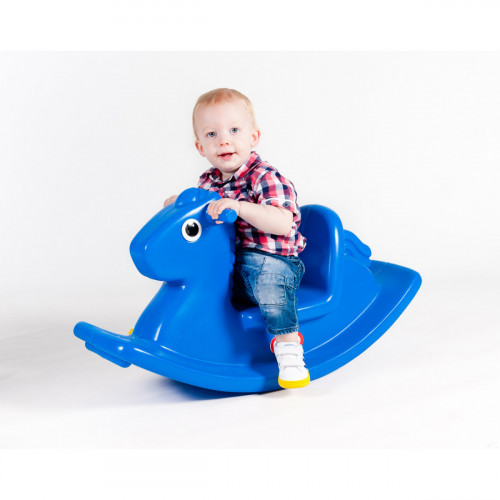 Little Tikes Rocking Horse Blue Giocattolo a...