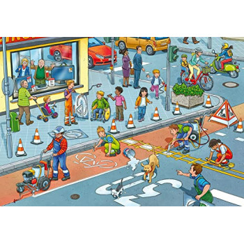 Puzzle 2 x 12 pz Work in... 2