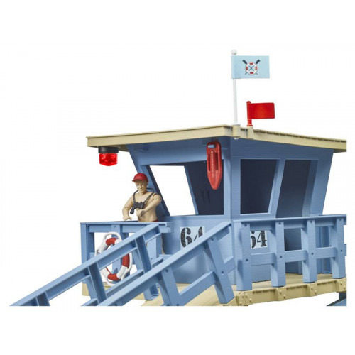 Bruder 62780 - Postazione Guardiaspiagge con...
