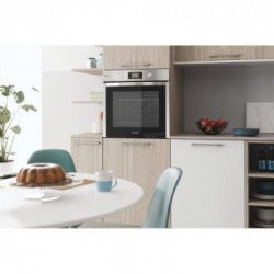 Indesit IFWS 5844 JH IX - Forno da Incasso, 71 Litri, Inox, Classe A+ 