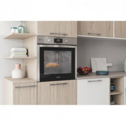 Indesit IFWS 5844 JH IX - Forno da Incasso, 71 Litri, Inox, Classe A+ 