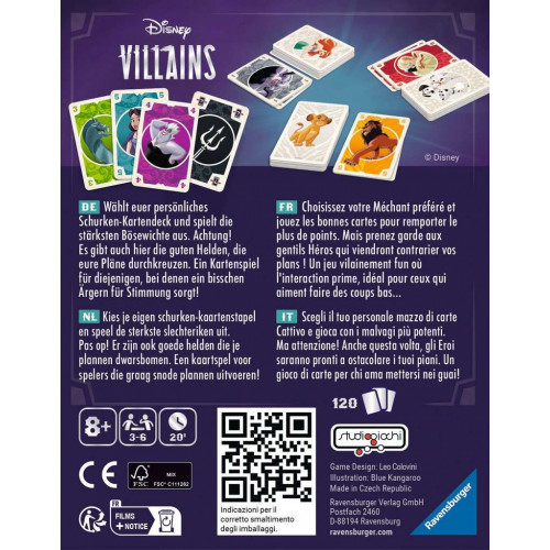 Ravensburger Disney Villains Carta da gioco...