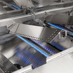 Pianeta Grill Fry Top 500 High 1016-T - Barbecue a Gas GPL o Metano, 2 Bruciatori