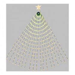 Decoro luminoso Lotti 68971 Tenda Mantello + Puntale Stella per alberi