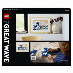 LEGO 31208 Art Hokusai La Grande Onda - Set da costruzione, Hobby Creativi per Adulti, Decorazioni per Casa, Quadri Soggiorno