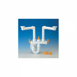 Sifone lavello Spazio 2 Lira 1"1/2 in materiale plastico