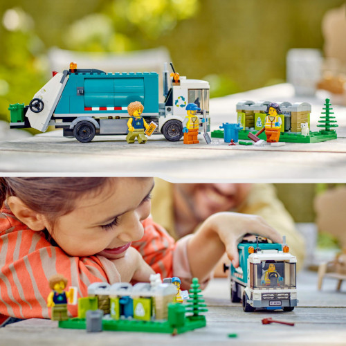 LEGO City Camion per il riciclaggio dei rifiuti