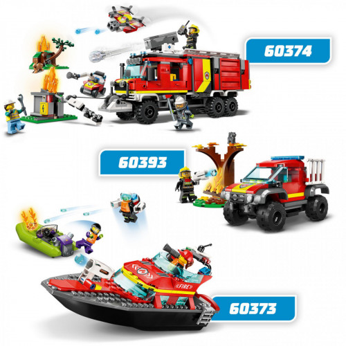 LEGO City Barca di soccorso antincendio