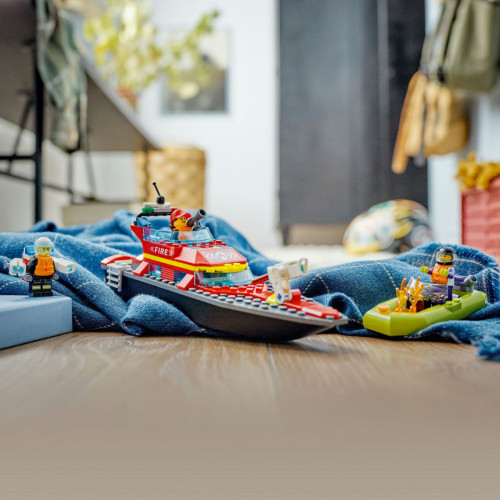 LEGO City Barca di soccorso antincendio