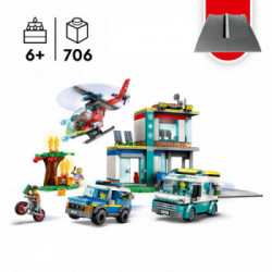 LEGO City Quartier generale veicoli d’emergenza