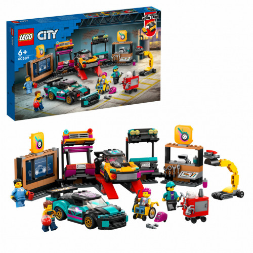 LEGO City Garage auto personalizzato