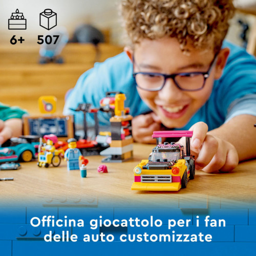 LEGO City Garage auto personalizzato