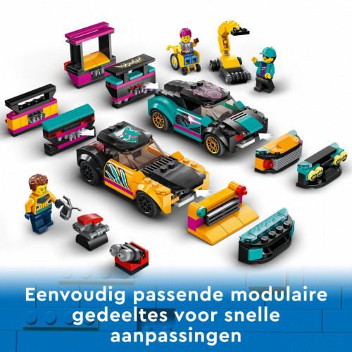 LEGO City Garage auto personalizzato