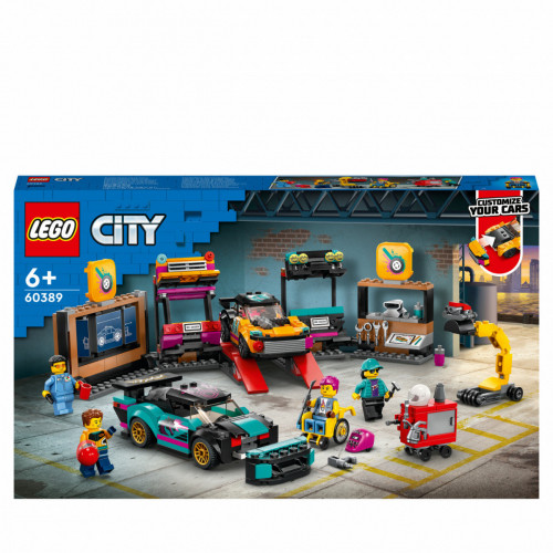LEGO City Garage auto personalizzato