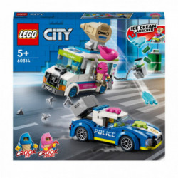 Lego City 60314 - Il Furgone dei Gelati e L’inseguimento della Polizia