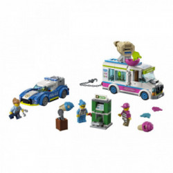 Lego City 60314 - Il Furgone dei Gelati e L’inseguimento della Polizia