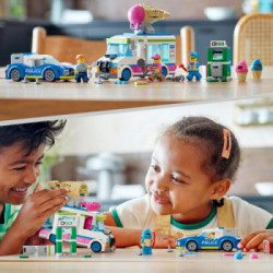 Lego City 60314 - Il Furgone dei Gelati e L’inseguimento della Polizia