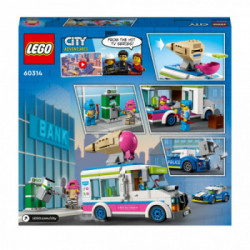 Lego City 60314 - Il Furgone dei Gelati e L’inseguimento della Polizia