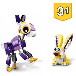 Lego Creator 3-in-1 31125 - Creature della Foresta Fantasy