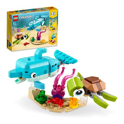 Lego 31128 Creator 3-in-1 - Delfino e Tartaruga