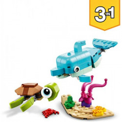 Lego 31128 Creator 3-in-1 - Delfino e Tartaruga