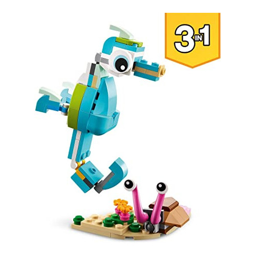 Lego 31128 Creator 3-in-1 - Delfino e Tartaruga