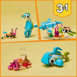 Lego 31128 Creator 3-in-1 - Delfino e Tartaruga