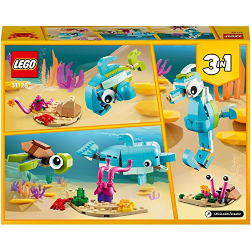 Lego 31128 Creator 3-in-1 - Delfino e Tartaruga